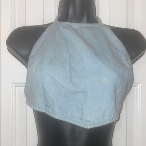 Brandy Melville Denim Halter Top